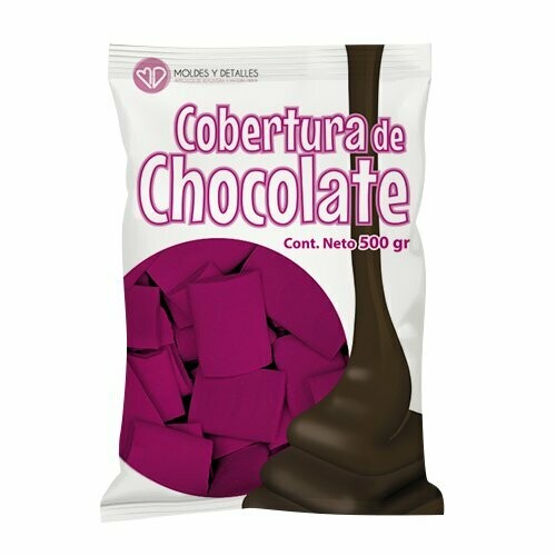 4008-P Cobertura De Chocolate Rosa 500