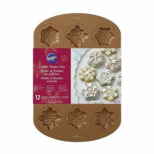 WILTON 2105-2502 Molde de formas de galleta SNOWFLAKE