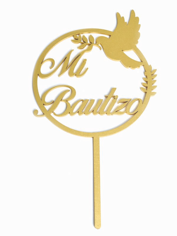 BAKEDARLING BDLG-040 Mi Bautizo Paloma Gold