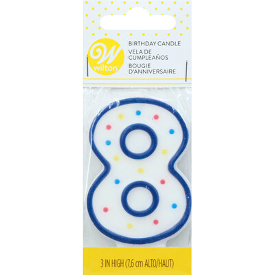 WILTON 2811-299 Vela Morada Numero 8
