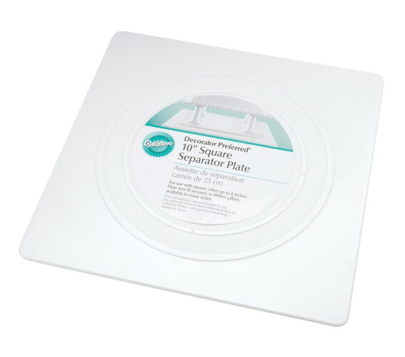 WILTON 302-1803 Plato Cuadrado 10"
