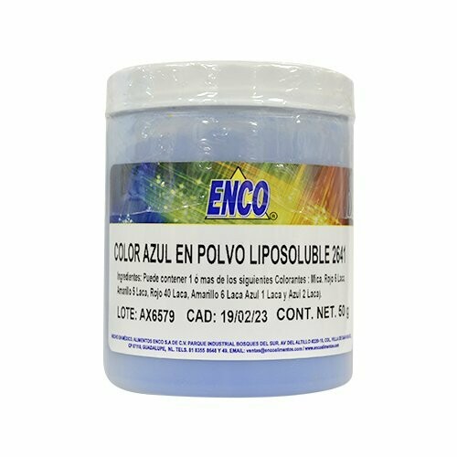 2641-50 ENCO Color Azul En Polvo Liposoluble 50grs.