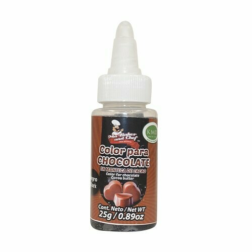 CH09-025 Color Chocolate En Manteca De Cacao Negro 25g