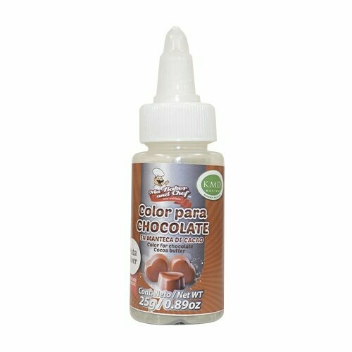CHME02-025 Color Chocolate En Manteca De Cacao Plata 25g