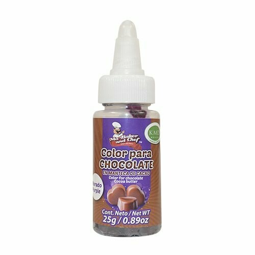 CH07-025 Color Chocolate En Manteca De Cacao Morado 25g