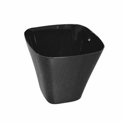 DPB4BK Catering Cuadrado Piramide Negro 6Cm