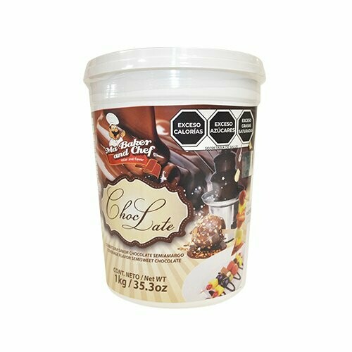 MA BAKER&CHEF COFU01-1000 Cobertura De Chocolate Para Fuentes