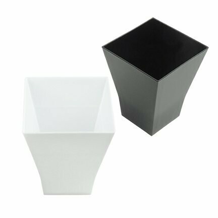 DPB5WH Catering Cuadrado Piramide Blanco 4Cm