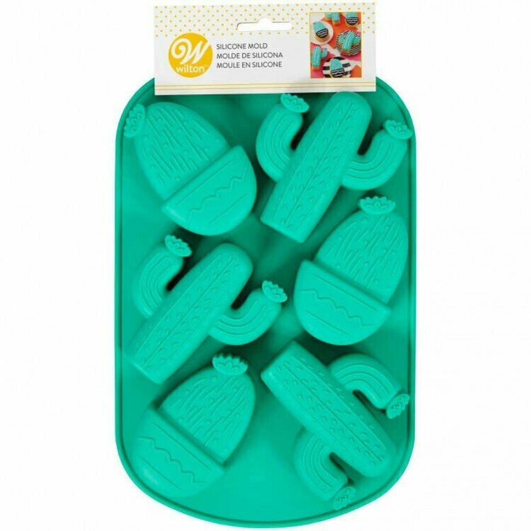 WILTON 2105-0-0414 Molde Silicon Cactus 6 cavidades