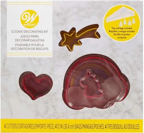 WILTON 2107-0-0186 Kit Cortadores Unicornio 12 piezas