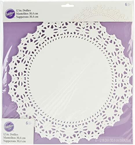 WILTON 2104-90212 Servilleta Blanca 12"