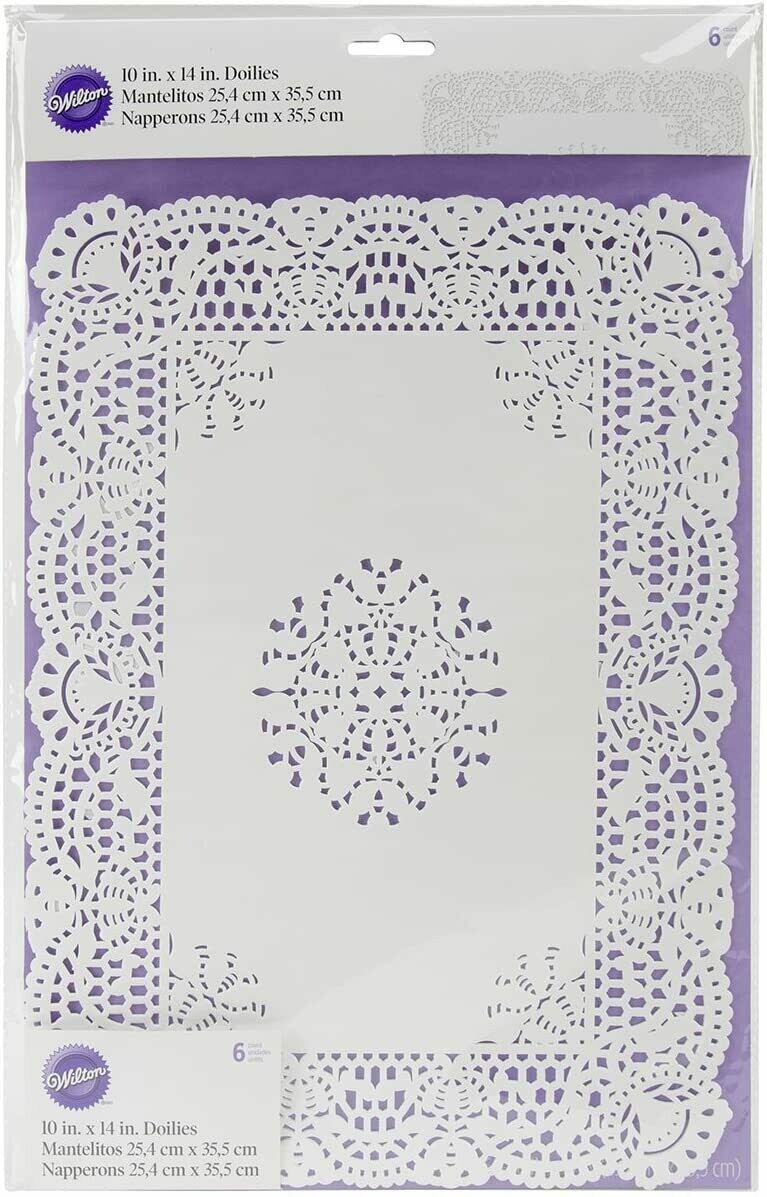 WILTON 2104-90224 Servilleta Blanca 10x14"