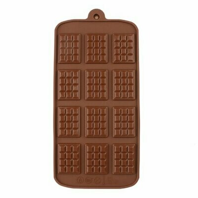13304200 Molde Silicon 12 Barritas de Chocolate