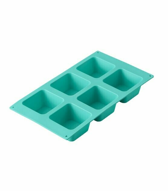 WILTON 2105-3811 Molde Silicon Cuadros 6 Cavidades