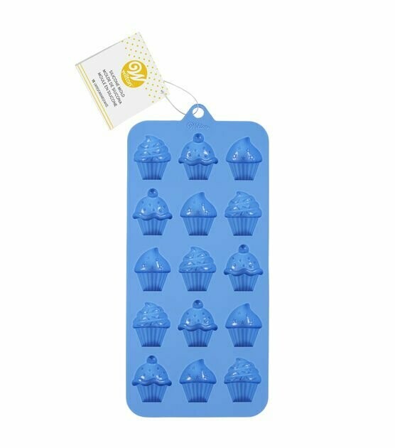 WILTON 2115-0-0113 Molde Silicon CUPCAKE 12 cavidades