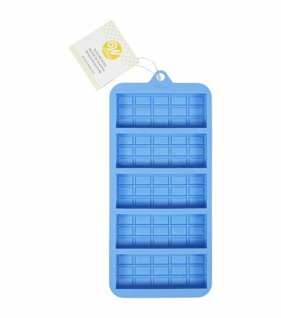 WILTON 2115-0-0119 Molde Silicon BARRA CHOCOLATE 5 cavidades