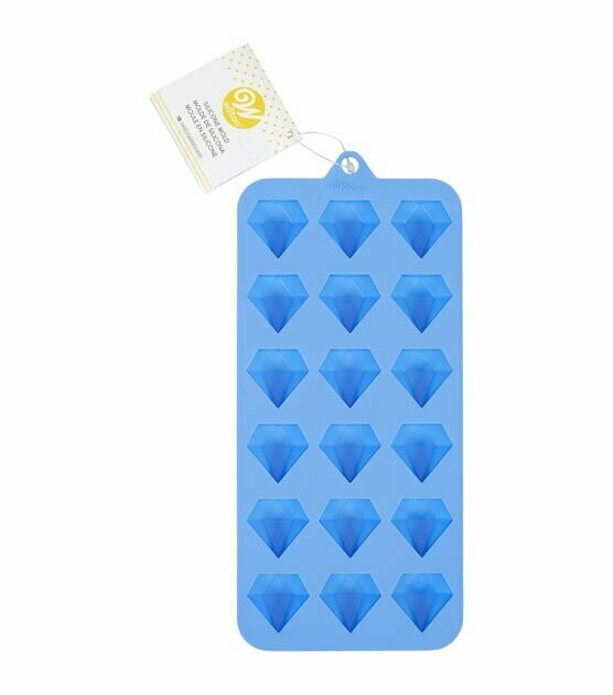 WILTON 2115-0-0121 Molde Silicon DIAMANTES 18 cavidades