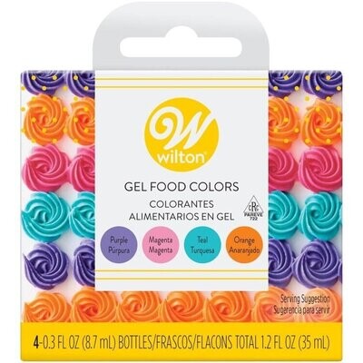 WILTON 601-2425 Set de Colores en Gel NEON