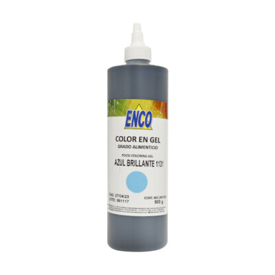 ENCO 1131-500 Colorante en gel Azul Brillante 500 gr