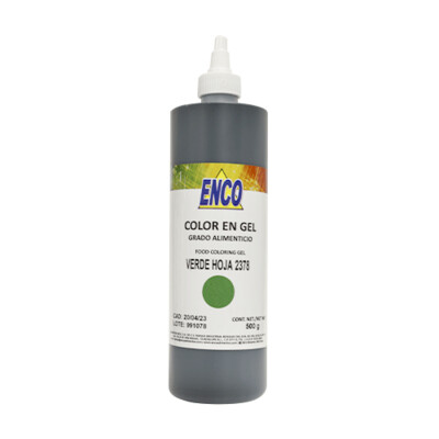 ENCO 2378-500 Colorante en gel Verde Hoja 500 gr