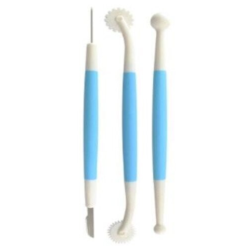 TOL001039 Juego Herramienta de Moldelado de plastico Azul 3pz