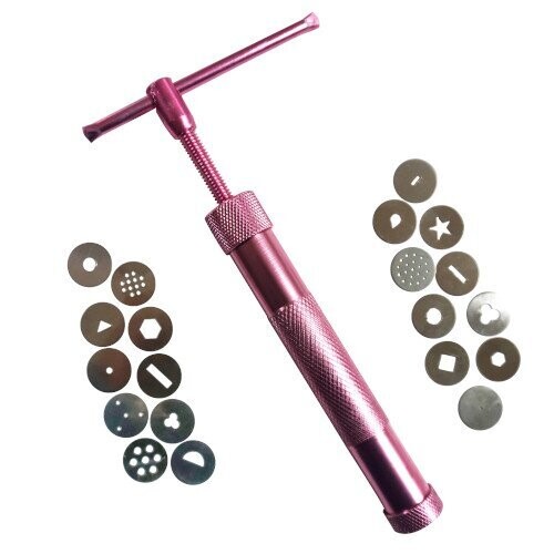 TOL000929 Juego Extrusor Ainox y Discos para Fondant 21 pz