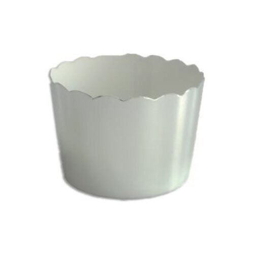 4-2744 Vasito Para Hornear Plateado 6x5.5 cm