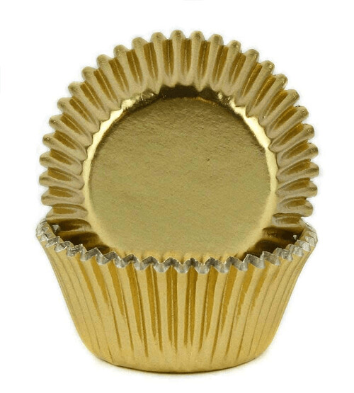 4-2714 Capacillo Mini Choco Dorado 50 pzs