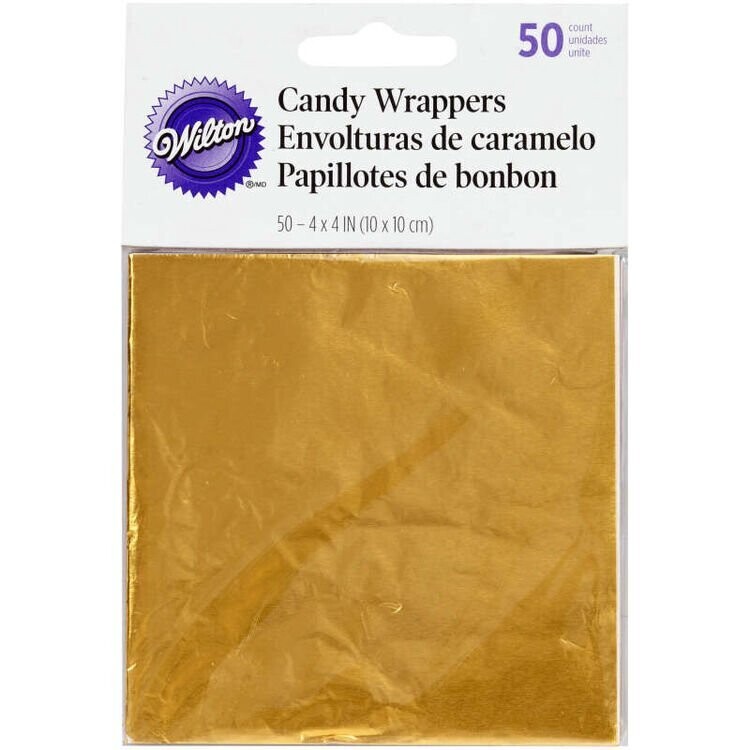 WILTON 1904-1197 Papel para envoltura Dorado