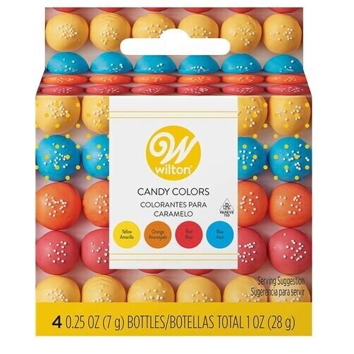 WILTON 1913-1299 Juego de Colorantes Para Chocolate