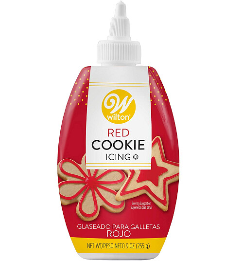 WILTON 704-0142 Glaseado Para Galletas Rojo