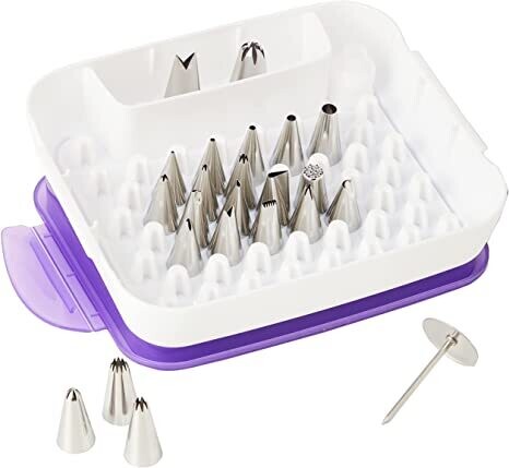 WILTON 2104-2531 Estuche De Dullas Deluxe 22 Piezas