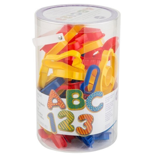 WILTON 2304-1054 Juego Cortadores Galleta ABC 123