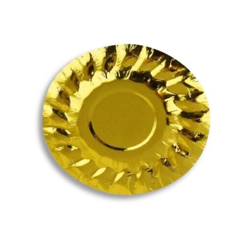 4-2577 Plato Carton Redondo Dorado 10 4-2577 Plato Carton Redondo Dorado 10