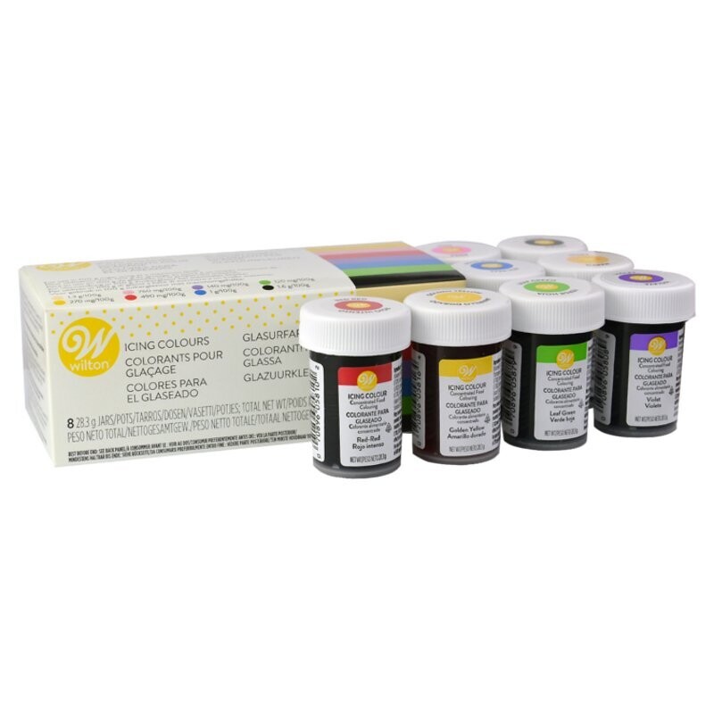WILTON 04-0-0030 Set De Colores En Pasta