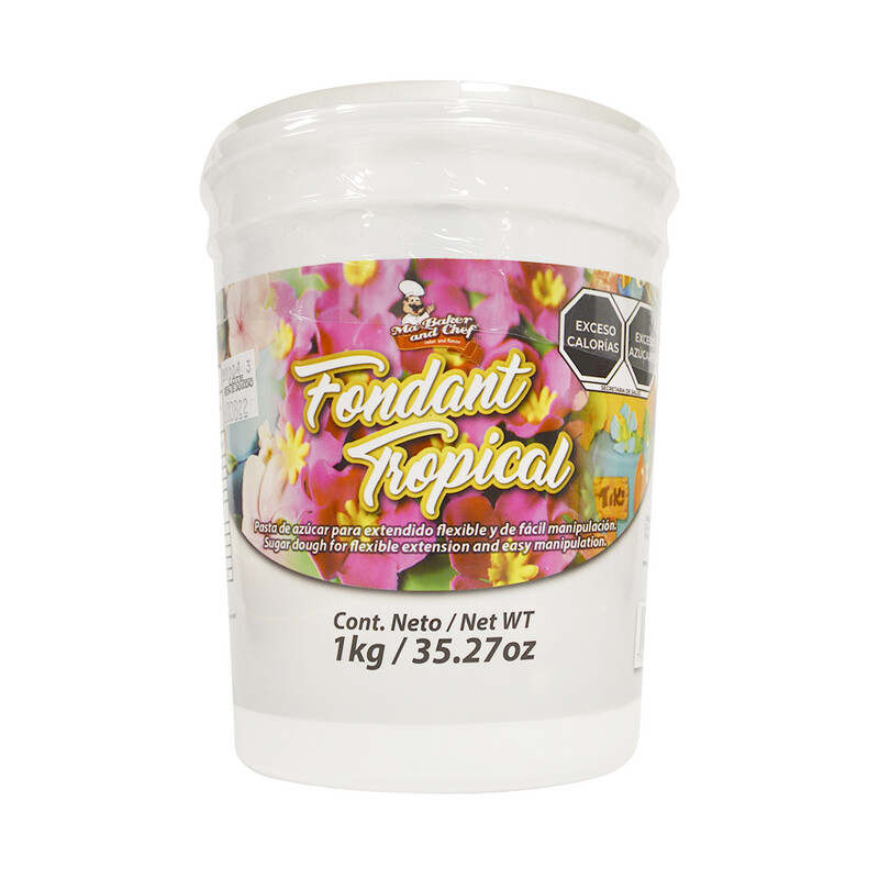 MA BAKER&CHEF FOTRO-1000 Fondant Tropical Blanco 1 kg
