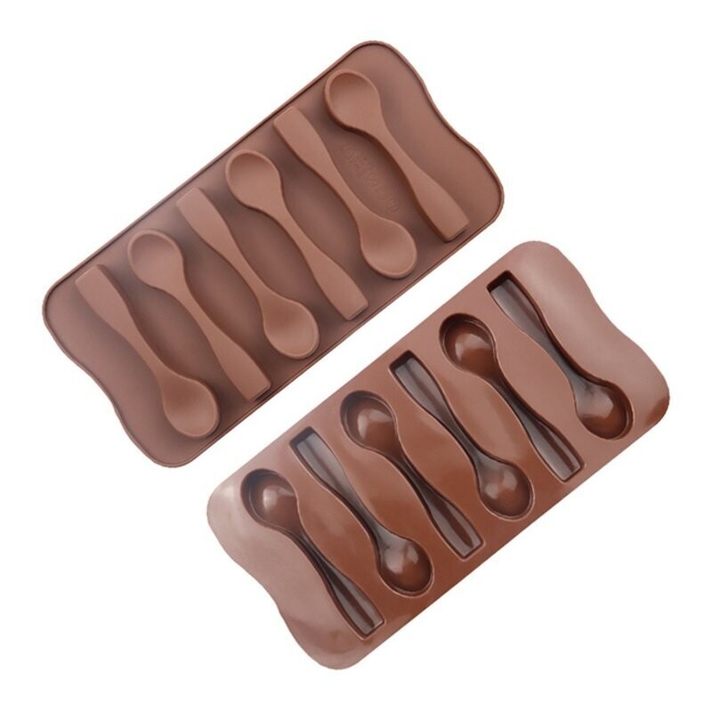 MSILC Molde Silicon Cucharas 6 Cavidades