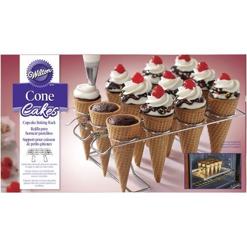 WILTON 2105-4820 Rejilla Para Hornear Cupcakes En Cono