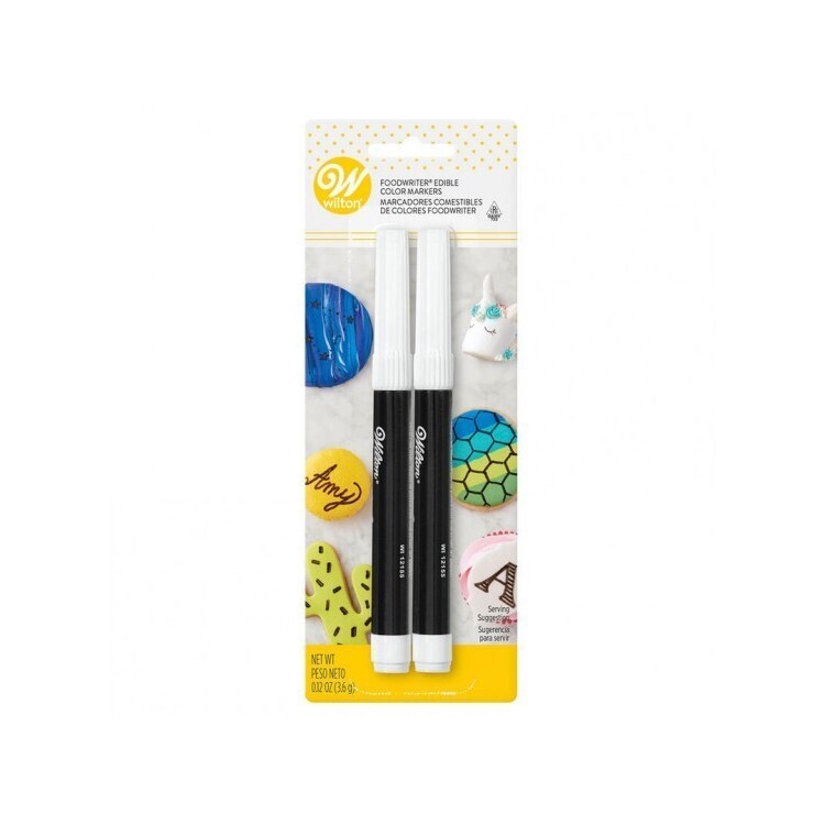WILTON 609-1192 Marcadores Color Negro 2 piezas