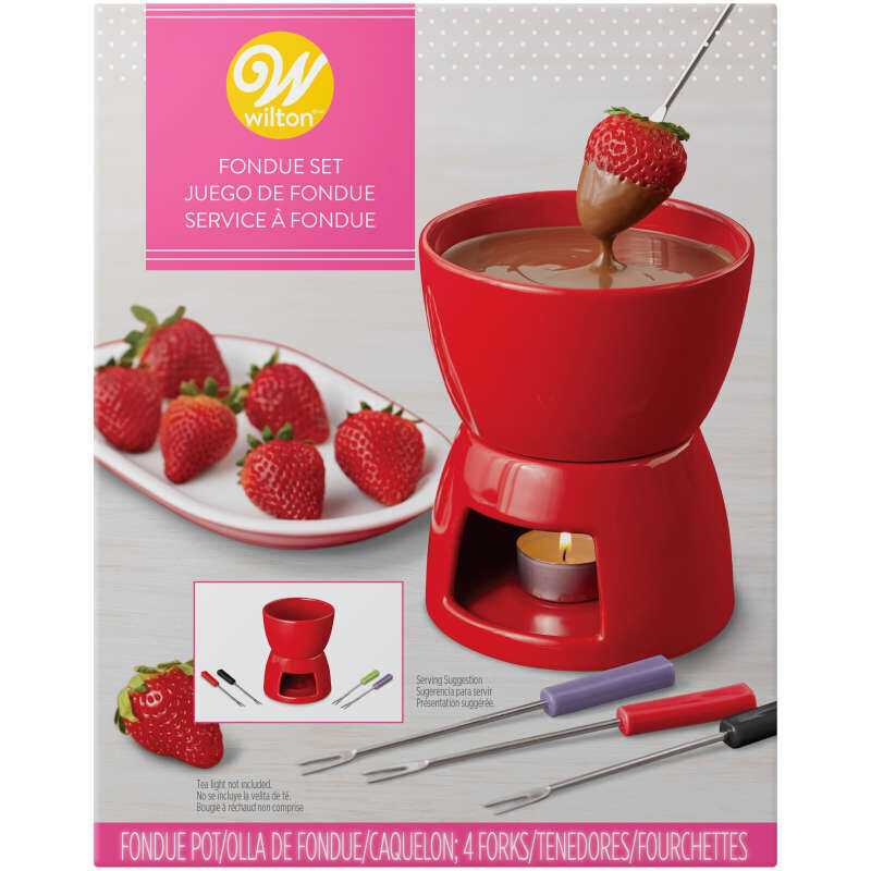 WILTON 570-6009 Juego De Cerámica Para Fondue