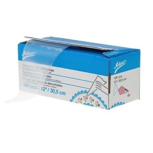 ATECO 4712 Manga Desechable 30 cm 100 piezas