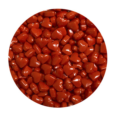 102219-200 Gragea Corazon Brilloso Rojo 200g