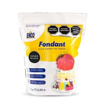 ENCO 3349-1000 Super Fondant Negro 1 Kg