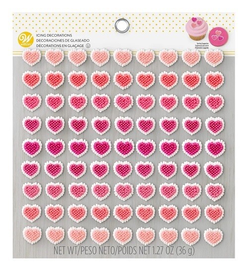 WILTON 710-0233 Figura Azucar Corazon San Valentin