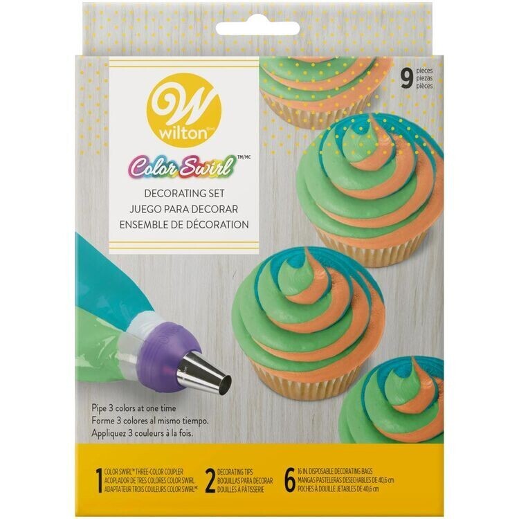 WILTON 03-3138 Kit Decoracion Cople Tricolor