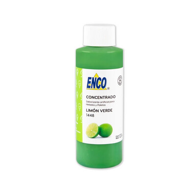 ENCO 1448-120 Concentrados para Helados y Paletas Limon Verde 120ml