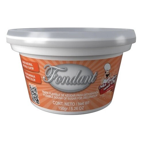 MA BAKER&CHEF FOPA03NA-150 Fondant Naranja 150 Grs