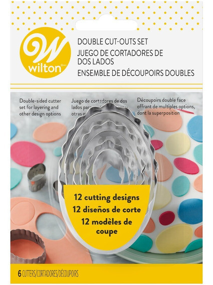 WILTON 417-2583 Cortador de Fondant Doble FLOR