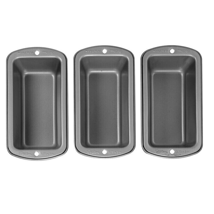 WILTON 2105-989 Molde Mini Panque 3 Piezas