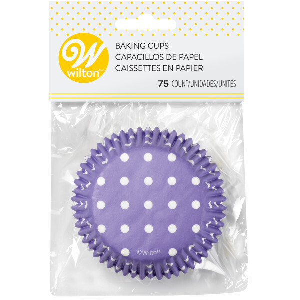 WILTON 415-0162 Capacillo Estándar Purpura Puntos Blancos